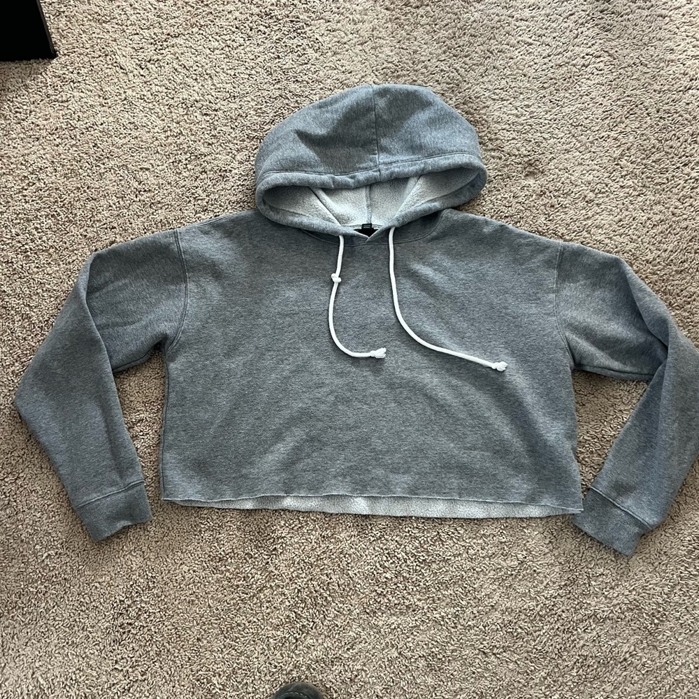 ✨Wild Fable Gray Cropped Hoodie